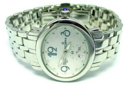 Scorva Solid Stainless Steel With Steel Bracelet Swiss Movement. Perfect Gift For Christmas, Valentines Day, Mothers Day Ovalante White STP1006