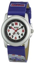 Scout 280302000 Boys' Analog Quartz with Blue Leather Strap