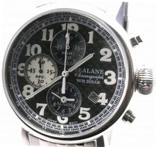 SEALANE 20 BAR alarm chronograph metal SE26-BK men's