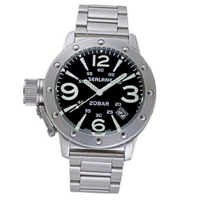 SEALANE 20 BAR design metal N luminescent SE32-MBK mens