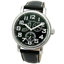 SEALANE 20 BAR retrograde calendar real leather mens SE14-BK