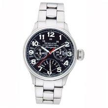 SEALANE design 20 BAR retrograde metal N luminescent SE31-MBK men