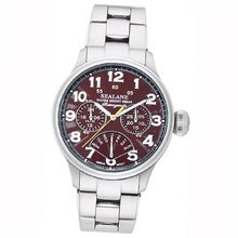 SEALANE design 20 BAR retrograde metal N luminescent SE31-MBR mens