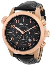 Sector R3271602007 Oversize Analog Display Quartz Black