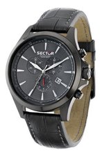 Sector R3271690002 Contemporary 290 Analog Display Quartz Black