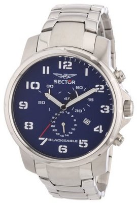 Sector R3273689135 Black Eagle Blue Dial