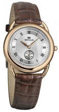 Seculus Classic 1653.2.106 pvd-r case, white dial, brown leather