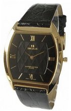 Seculus Classic 4453.1.106 black, pvd, black leather