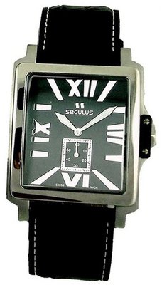 Seculus Classic 4492.1.1069 black-n, ss, black leather