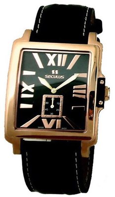 Seculus Classic 4492.1.1069 black-r, pvd-r, black leather