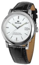 Seculus Classic 9524.1.2824 white, ss, black leather