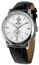 Seculus Classic 9537.1.620 white, ss, black leather