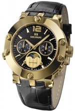 Seculus Sports 1690.5.706 black, pvd-y, black leather