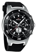 Seculus Sports 4488.2.503 black, ss tr-ipb silver, silicon black