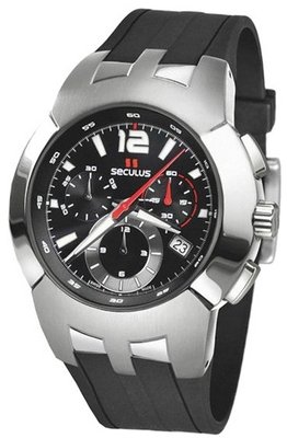 Seculus Sports 4489.2.503 black, ss, silicon black