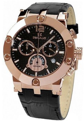 Seculus Sports 4490.2.503 black, pvd-r, black leather