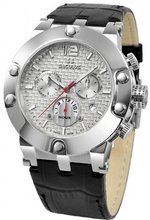 Seculus Sports 4490.2.503 white, ss, black leather