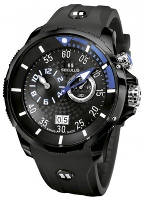 Seculus Sports 4505.3.422 black-blue, ipb, black silicon