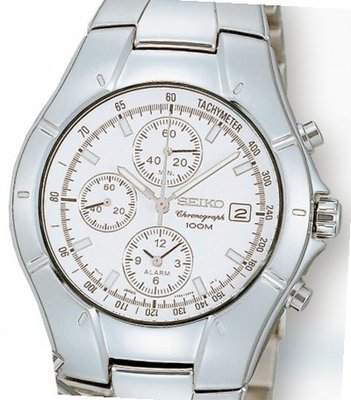 Seiko Alarm-Chronograph with Tachymeter