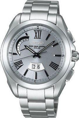 SEIKO BRIGHTZ solar radio Super clear coating SAGA079 men's