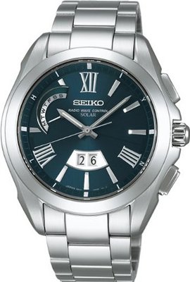 SEIKO BRIGHTZ solar radio Super clear coating SAGA081 men's