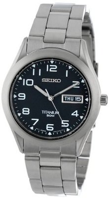 Seiko SGG711 Black Dial Titanium