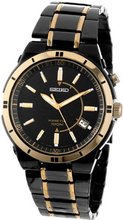 Seiko SKA366 Kinetic Black Ion