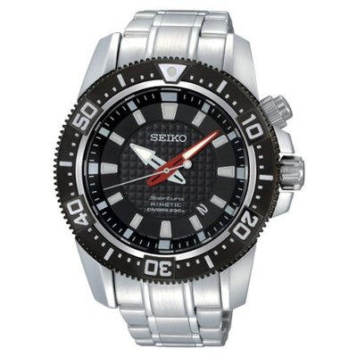 Seiko SKA511 Stainless Steel Analog with Black Dial