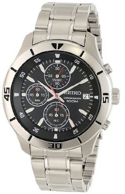 Seiko SKS401 Analog Display Japanese Quartz Silver