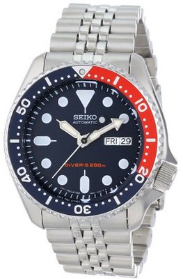 Seiko SKX175 Automatic Dive Silver-Tone