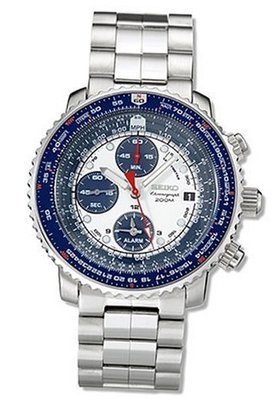 Seiko SNA413 Flight Computer Chronograph