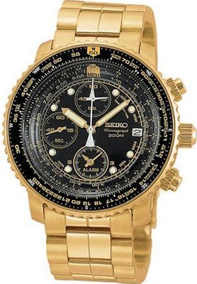 Seiko SNA414 Flight Alarm Chronograph