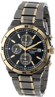 Seiko SNAA30 Alarm Chronograph Black Ion