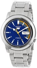 Seiko SNKK27 Seiko 5 Automatic Blue Dial Stainless-Steel Bracelet