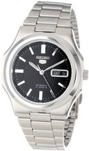 Seiko SNKK47 Seiko 5 Automatic Black Dial Stainless Steel Bracelet