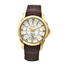 Seiko SNQ118 Premier Brown Leather Perpetual Calendar