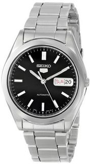Seiko SNX997 "Seiko 5" Black Dial Stainless Steel Automatic