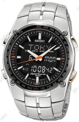 Seiko Sportura Sportura Analog/Digital Alarm Chronograph