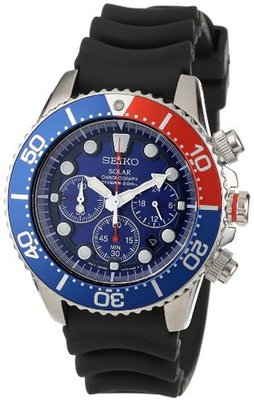 Seiko SSC031 Solar Dive Chronograph Classic Solar Dive Chronograph