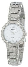 Seiko SUP199 Dress Solar Modern Crystals Japanese Quartz