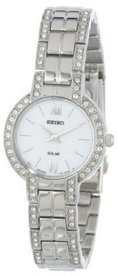 Seiko SUP199 Dress Solar Modern Crystals Japanese Quartz