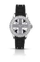 Party Time by Sekonda black silicon with Union Jack Dial 4616