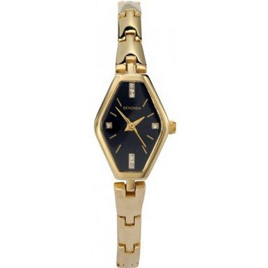 Sekonda 4387.27 Ladies Black Gold Alloy