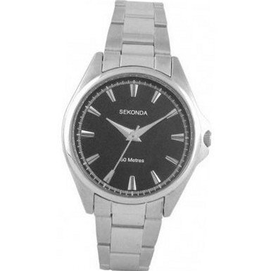Sekonda 4398.27 Ladies Black Steel