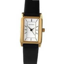 Sekonda Classic Ladies White Dial Black Strap Dress 4283