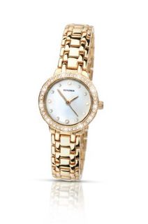 Sekonda Quartz with Mother of Pearl Dial Analogue Display and Gold Bracelet 4690.27