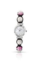 Sekonda Quartz with Mother of Pearl Dial Analogue Display and Pink Nylon Bracelet 4731.27