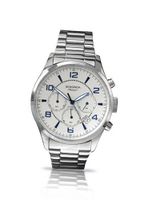 Sekonda Quartz with Silver Dial Chronograph Display and Silver Stainless Steel Bracelet 3376.71