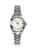 Sekonda Quartz with White Dial Analogue Display and Silver Bracelet 4020.27