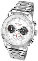 Sekonda Quartz with White Dial Chronograph Display and Silver Stainless Steel Bracelet 3418.27